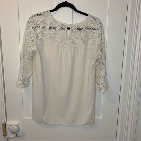 Cream Lace Blouse - Picture 2 of 3